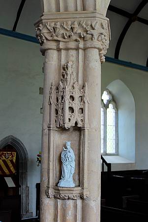 Frithelstock - Detail of Pillar